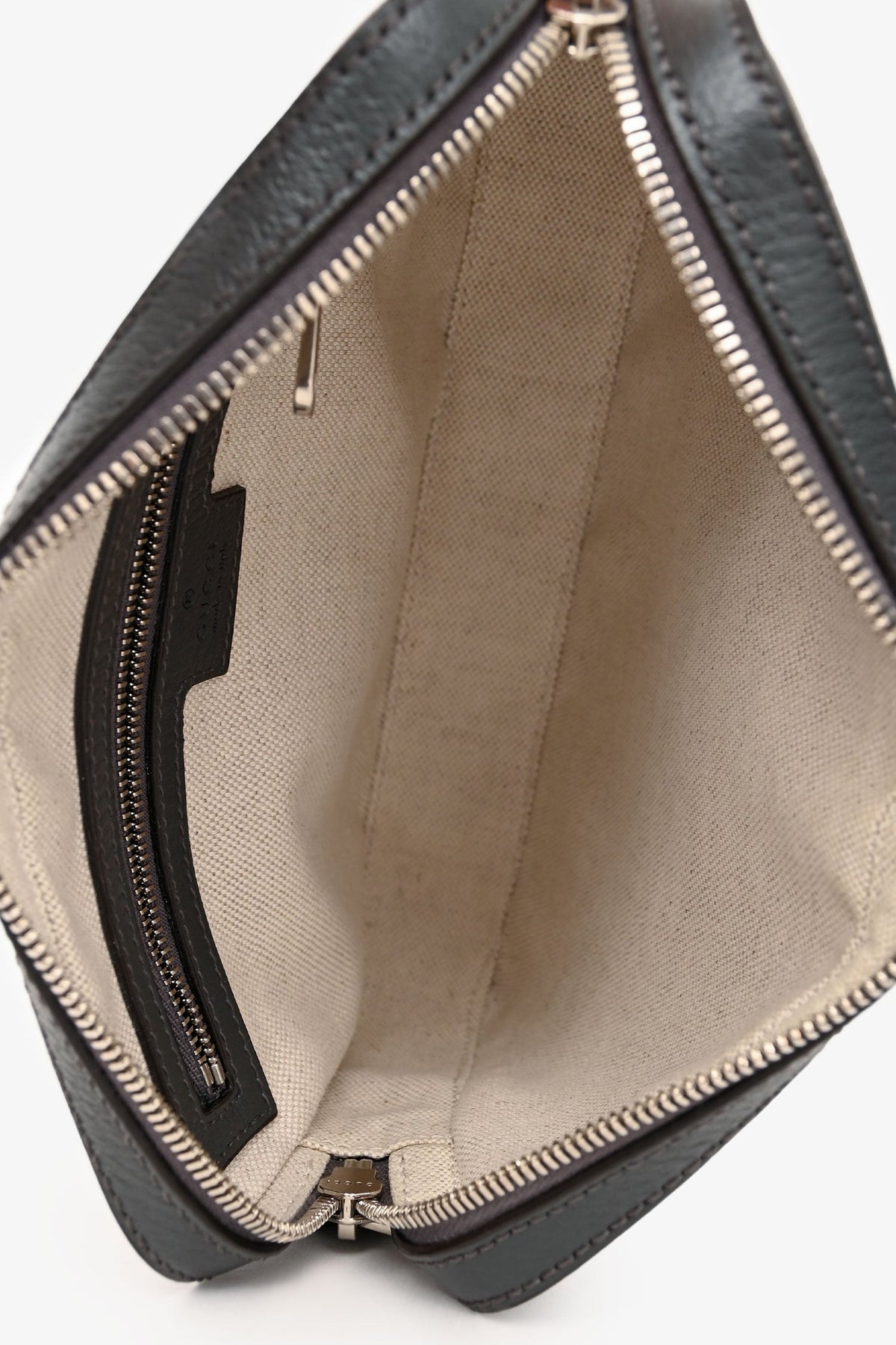 Gucci Grey/Black Supreme Canvas Ophidia Small Crossbody with Strap