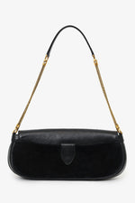Louis Vuitton 2011 Limited Edition Black Suede Avant-Garde Pochette Clutch Bag