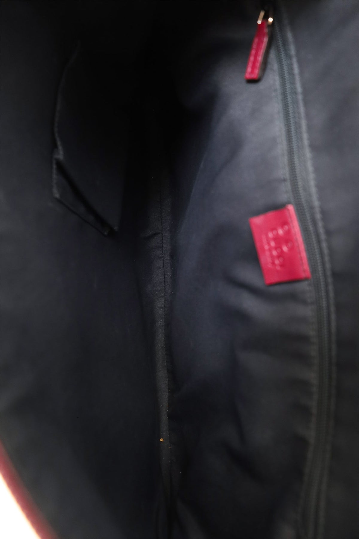 Gucci Burgundy Calfskin Horsebit Embossed Crossbody