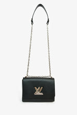 Louis Vuitton 2021 Black Epi Leather Twist MM Chain Bag