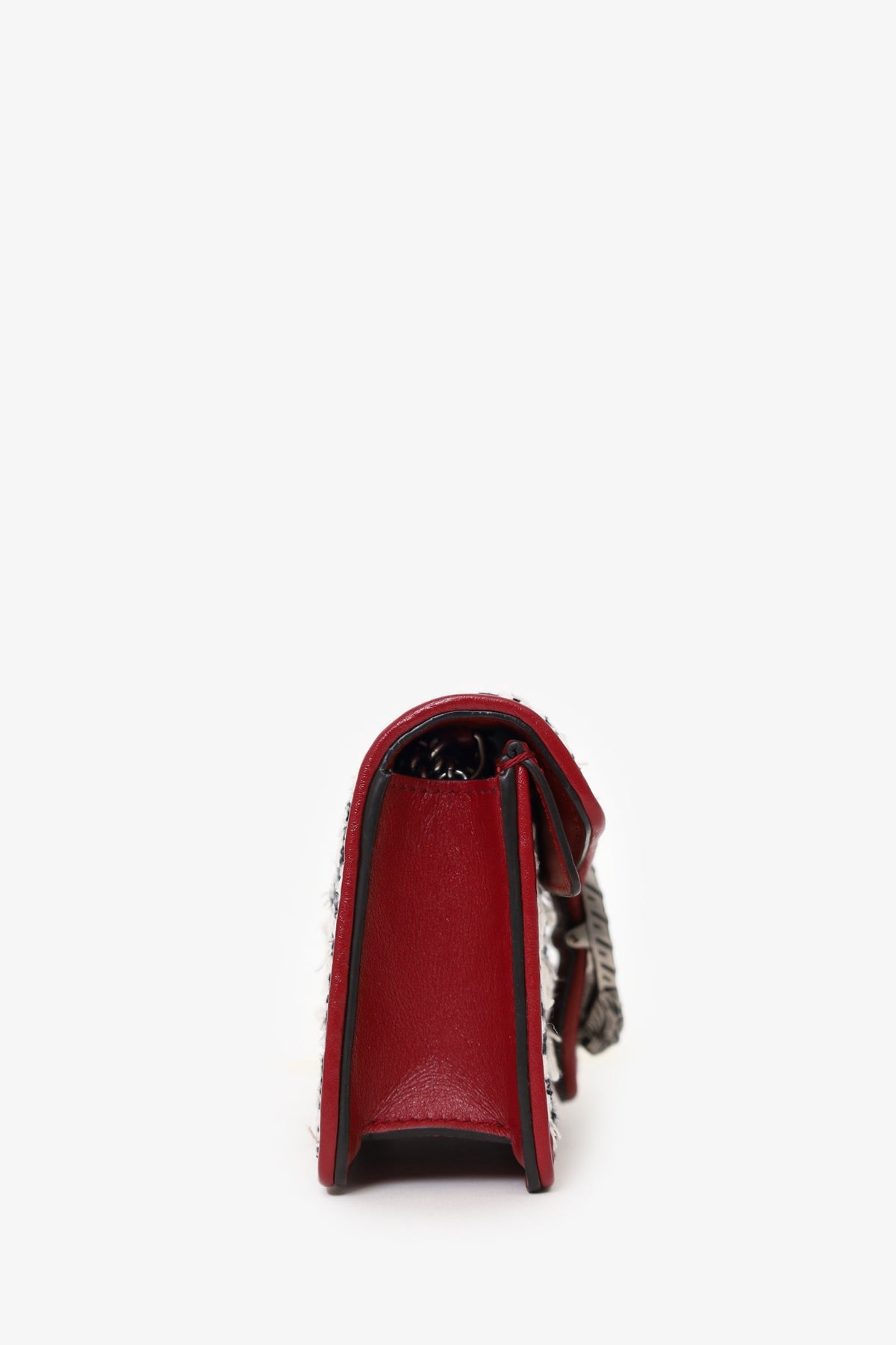 Gucci Cream/Black Tweed GG Monogram Mini Dionysus Crossbody Bag