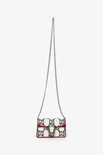 Gucci Cream/Black Tweed GG Monogram Mini Dionysus Crossbody Bag