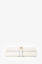 Gucci White Leather Piston Lock Jackie 1961 Mini