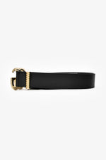 Gucci Black Leather 1.5" Textured GG Belt Size 75