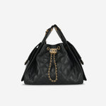 Chanel Small 25 Hobo - Black Caviar | Antique Gold Hardware