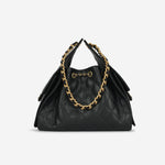 Chanel Small 25 Hobo - Black Caviar | Antique Gold Hardware