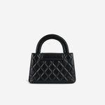 Chanel Small Kelly Re-Edition - Black Shiny Calfskin | Gold Hardware