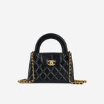 Chanel Small Kelly Re-Edition - Black Shiny Calfskin | Gold Hardware