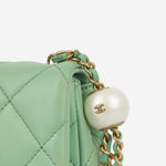 Chanel Seasonal Mini Square Pearl Crush | Brushed Gold Hardware