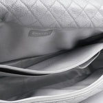 Chanel XXL Airline Flap - Silver Calfskin | Ruthenium Hardware