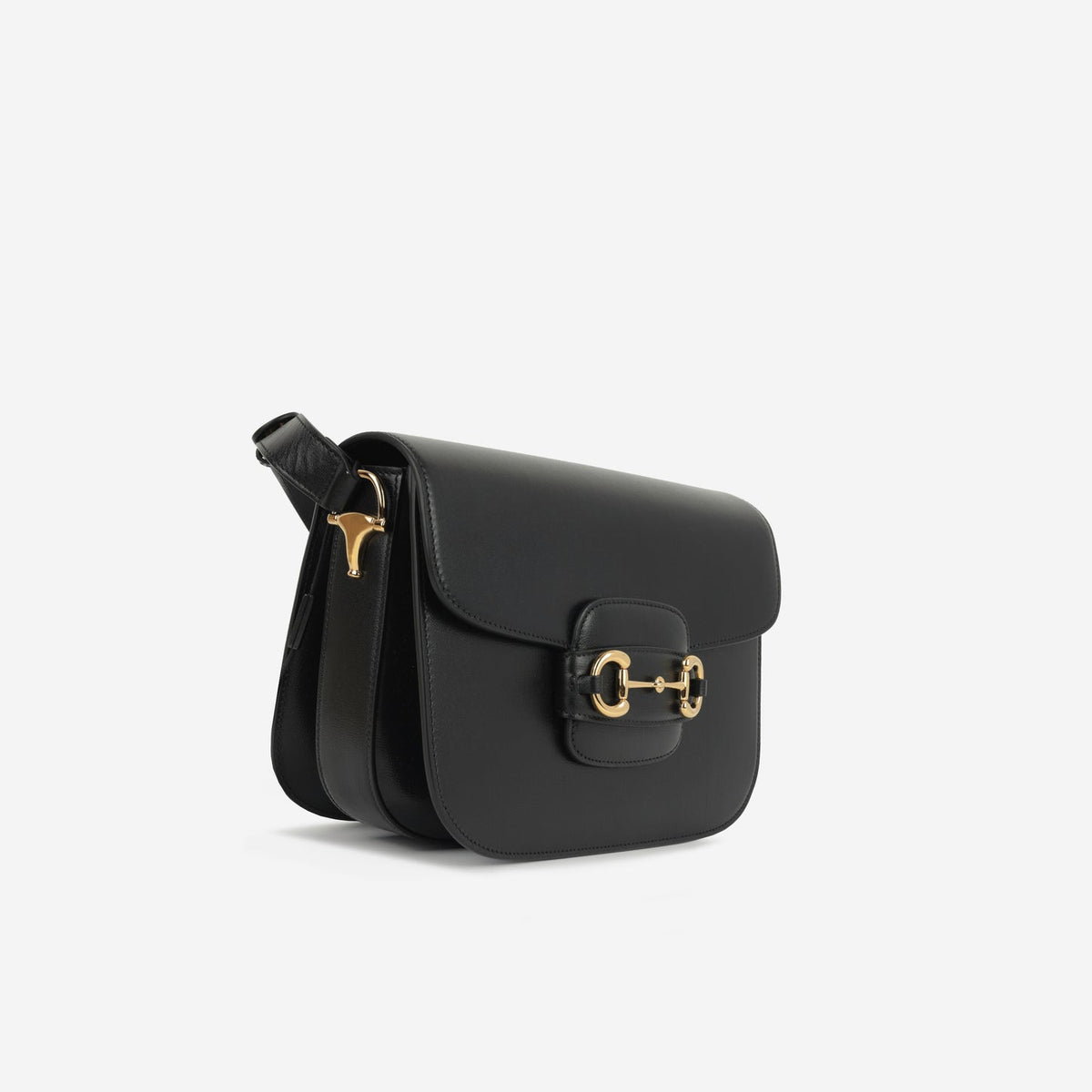 Gucci Gucci - 1995 Horsebit Shoulder Bag - Black Calfskin GHW - Unused