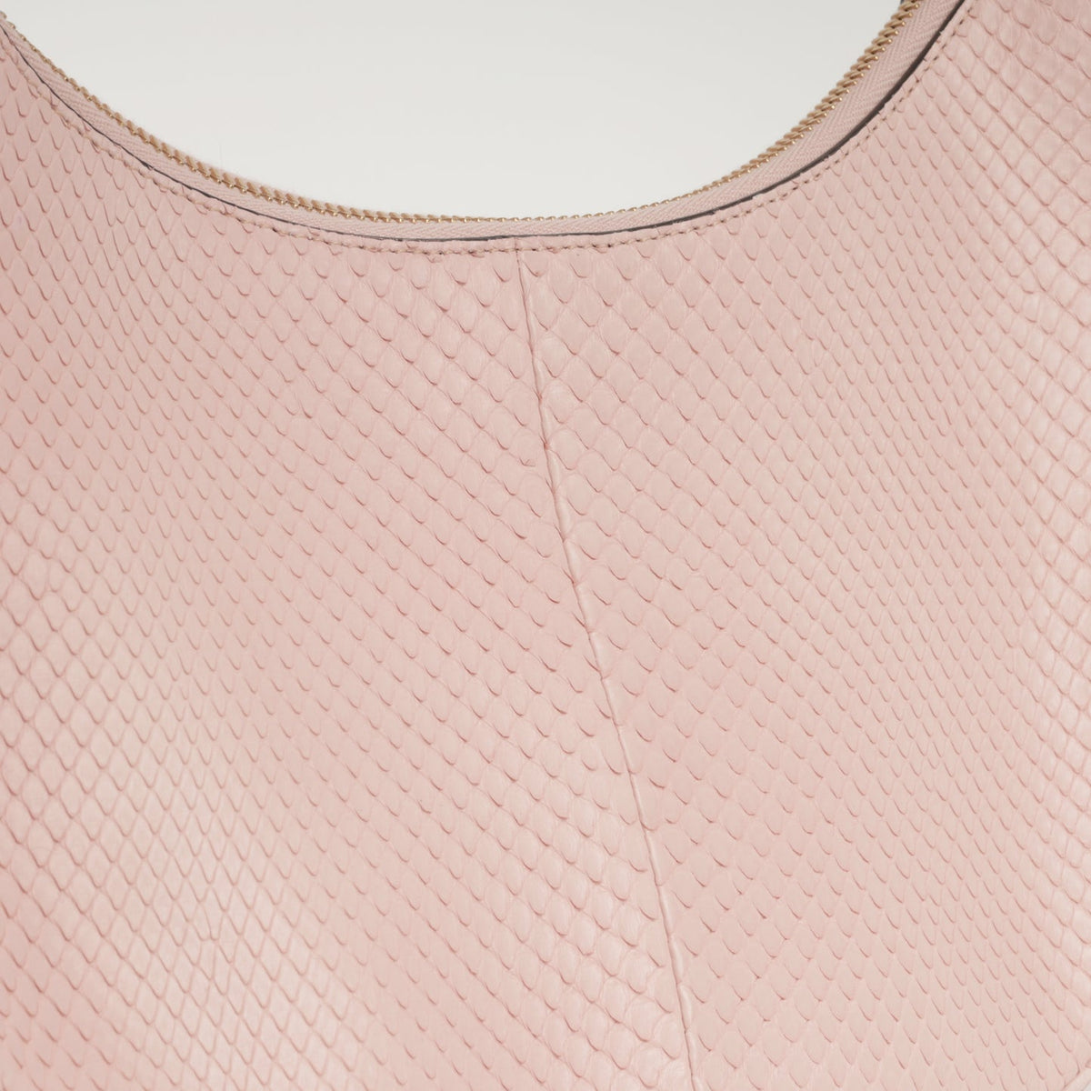 Fendi Fendi - Fendigraphy Small Hobo Bag - Baby Pink Python GHW - Pre-Loved