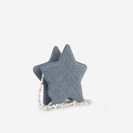 Dior - Mini Star Crossbody Bag - Blue Denim Multi Pearl CGHW - Pre-Loved