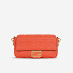 Fendi - Medium Baguette - Coral Zucca Nappa GHW - Pre-Loved