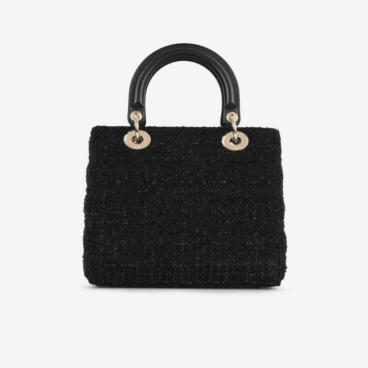 Dior Lady Dior Black Mixed Tweed CGHW