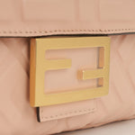 Fendi - Medium Baguette - Peach Zucca Nappa GHW - Pre-Loved