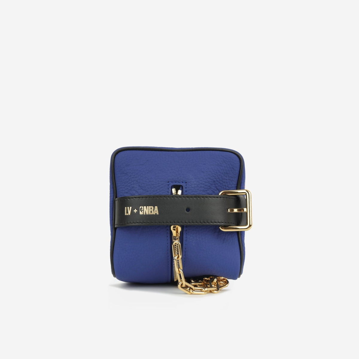 Louis Vuitton - LVxNBA Cloakroom Dopp Kit Bag - Electric Blue Monogram Embossed GHW - Pre-Loved