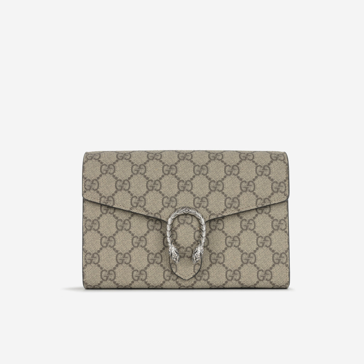 Gucci Dionysus Wallet on Chain - GG Supreme Canvas | Silver Hardware