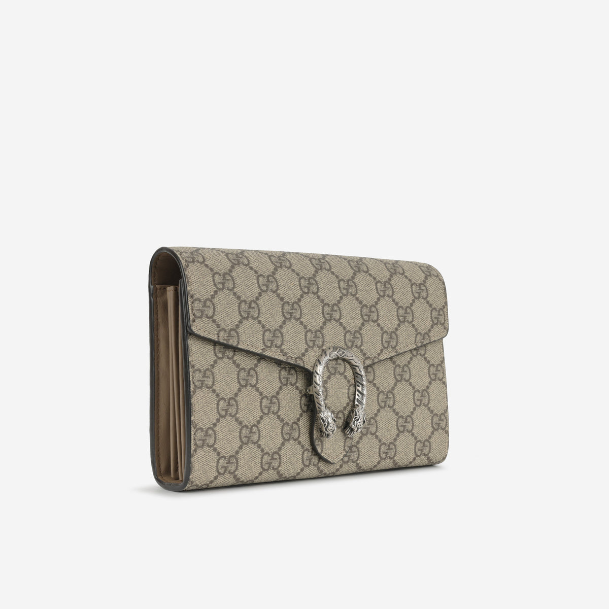 Gucci Dionysus Wallet on Chain - GG Supreme Canvas | Silver Hardware
