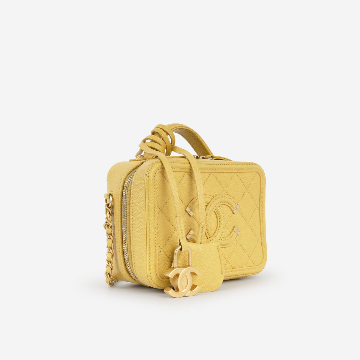 Chanel Small Filigree Vanity Case