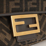Fendi Midi Chain Baguette - FF Jacquard Monogram | Gold Hardware