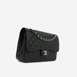 Chanel Classic Jumbo Double Flap - Black Caviar | Silver Hardware