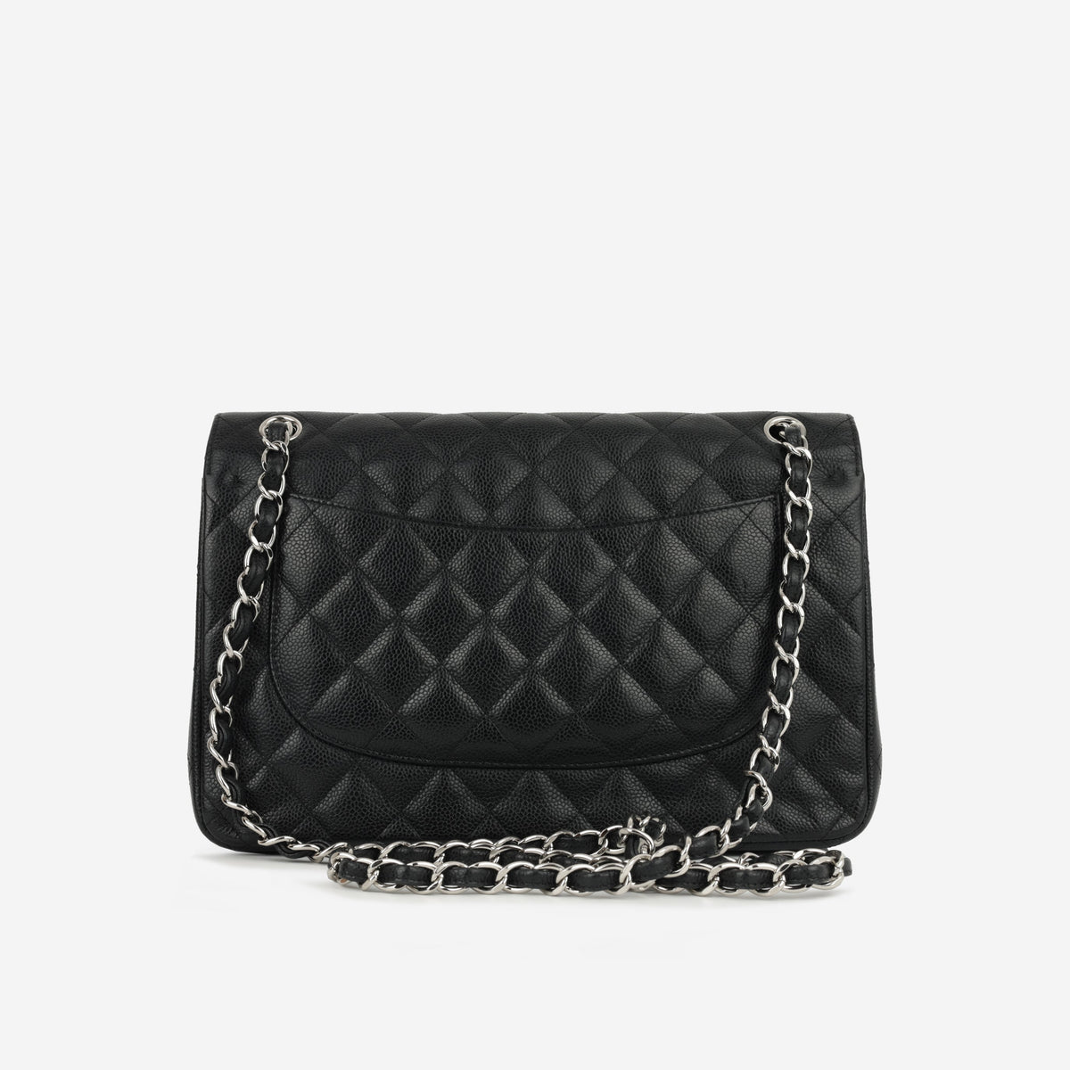 Chanel Classic Jumbo Double Flap - Black Caviar | Silver Hardware