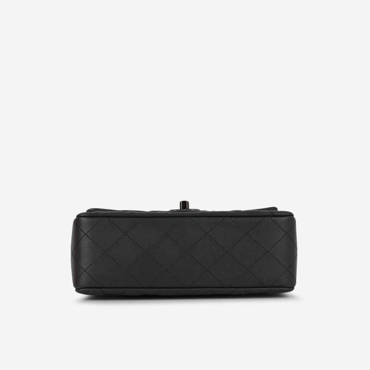 Chanel Mini Rectangular - So Black Iridescent Lambskin