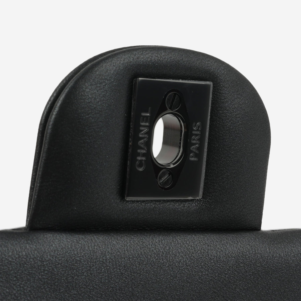 Chanel Mini Rectangular - So Black Iridescent Lambskin