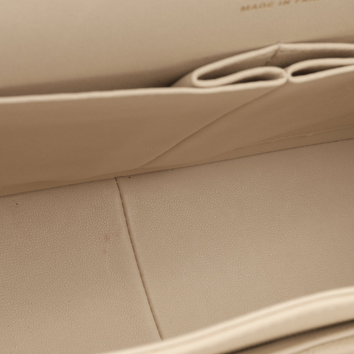 Chanel Classic Jumbo Double Flap - Ecru Caviar | Champagne Gold Hardware