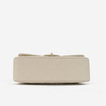 Chanel Classic Jumbo Double Flap - Ecru Caviar | Champagne Gold Hardware