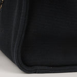 Chanel Small Deauville - Black Mixed Fabrics | Champagne Gold Hardware