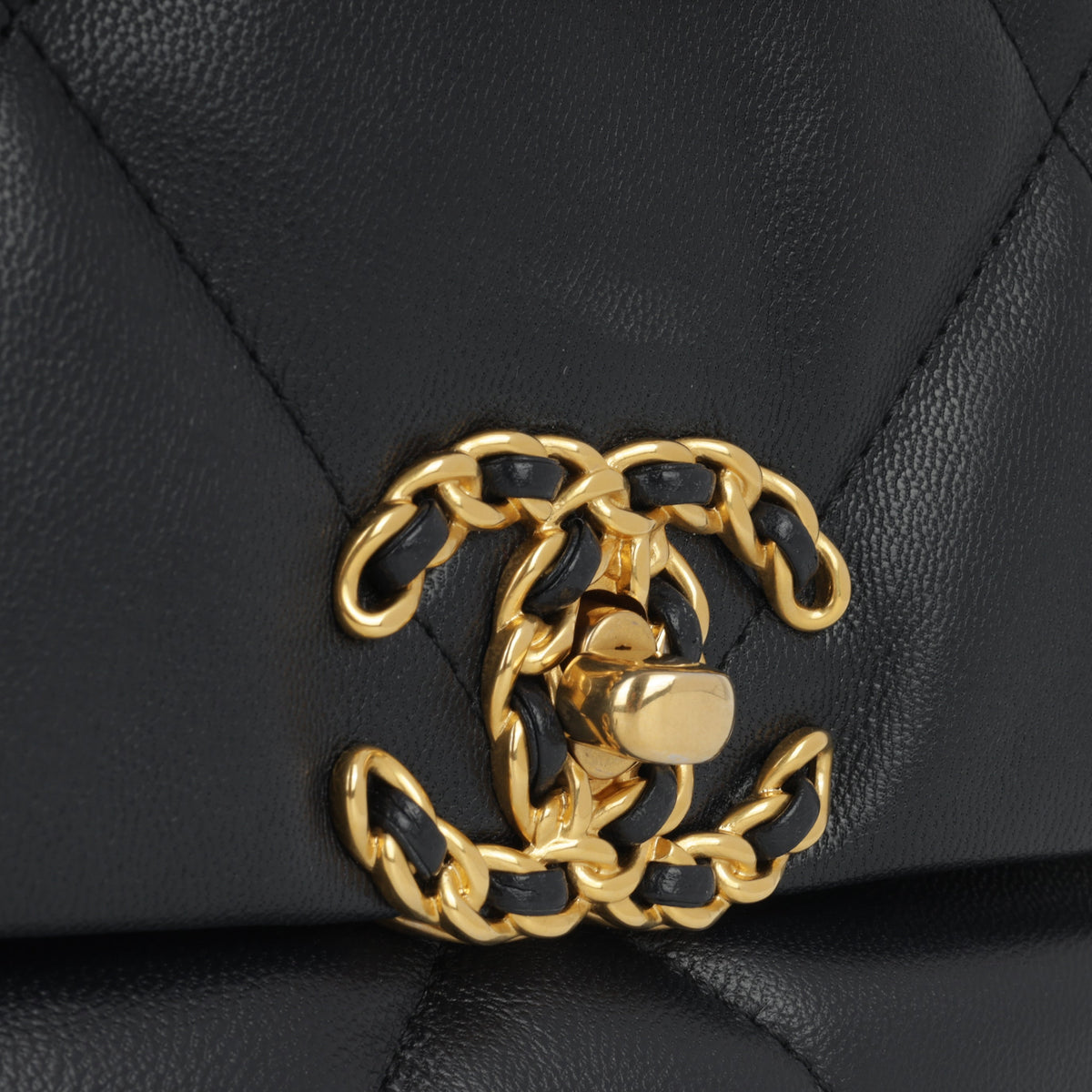 Chanel Small 19Midnight Blue Lambskin | Gold & Silver Hardware