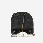 Chanel Gabrielle Backpack - Black Aged Calfskin | Mixed Hardware
