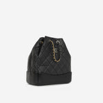Chanel Gabrielle Backpack - Black Aged Calfskin | Mixed Hardware