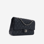 Chanel Medium Classic Flap - Navy Caviar | Silver Hardware
