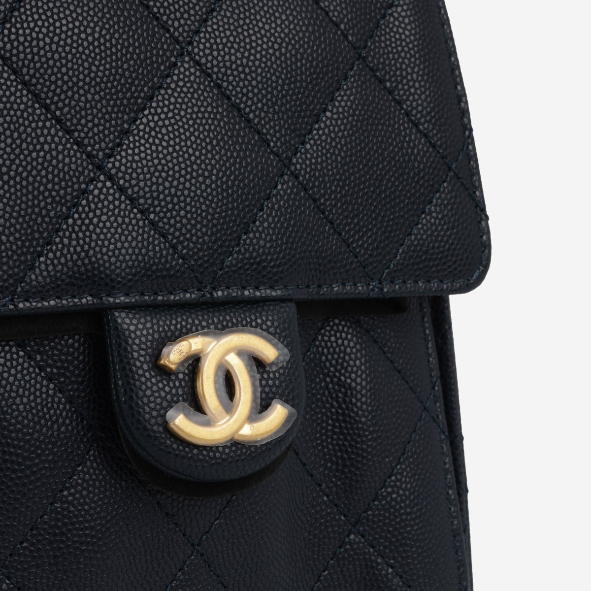 Chanel Medium 25 Hobo Bag - Midnight Blue Caviar | Antique Gold-tone Hardware