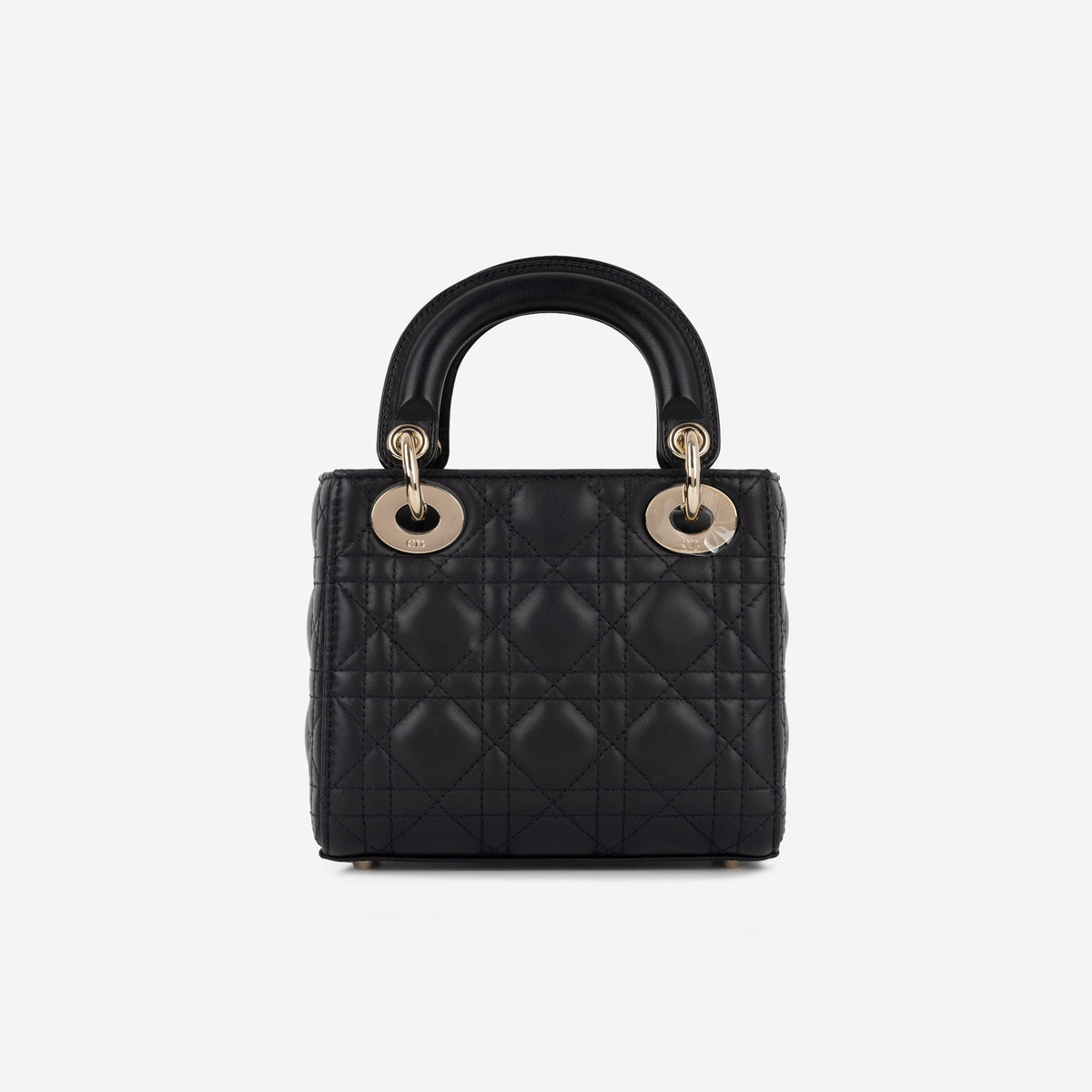 Dior Mini Lady Dior - Black Lambskin | Champagne Gold Hardware