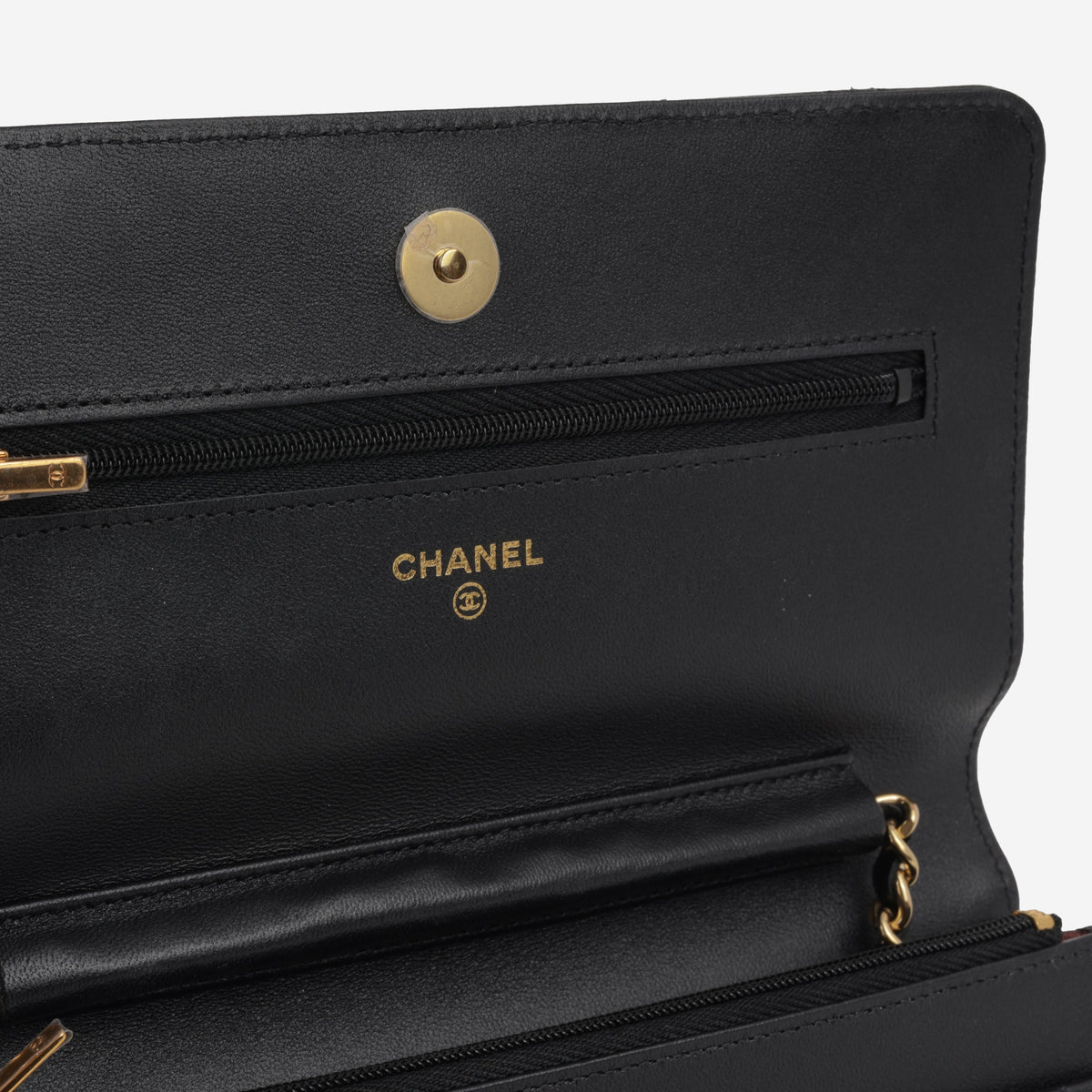 Chanel Classic Wallet on Chain - Black Lambskin | Gold Hardware