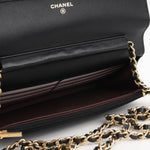 Chanel Classic Wallet on Chain - Black Lambskin | Gold Hardware