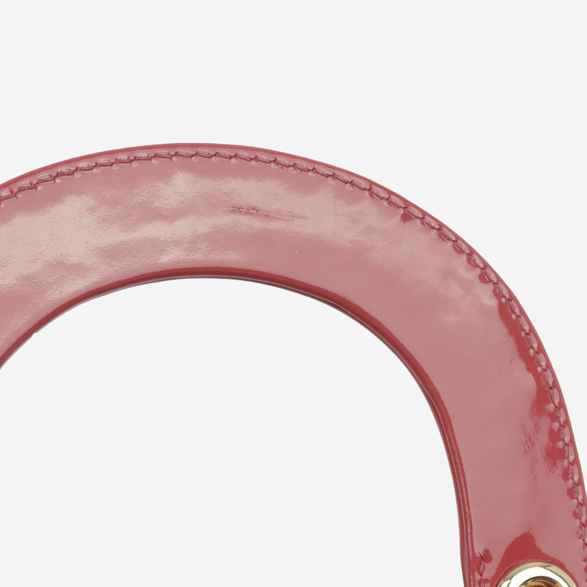 Dior Mini Lady Dior - Rose Pink Patent Lambskin | Champagne Gold Hardware