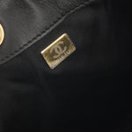 Chanel Small 25 Hobo - Black Coated Canvas | Antique Gold Hardware