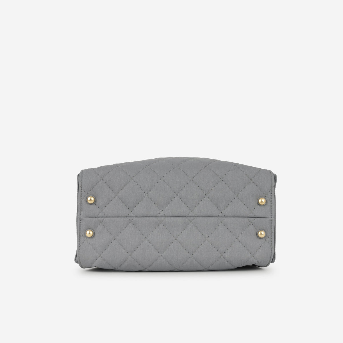 Chanel Small 25 Hobo - Grey Coated Canvas | Antique Gold Hardware