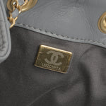 Chanel Small 25 Hobo - Grey Coated Canvas | Antique Gold Hardware