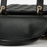 Dior Medium Lady Dior - Black Lambskin | Champagne Gold Hardware