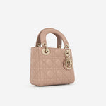 Dior Mini Lady Dior Blush Lambskin CGHW