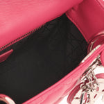 Dior Mini Lady Dior Raspberry Lambskin CGHW