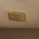Chanel Small Classic Flap - Ecru Caviar | Champagne Gold Hardware