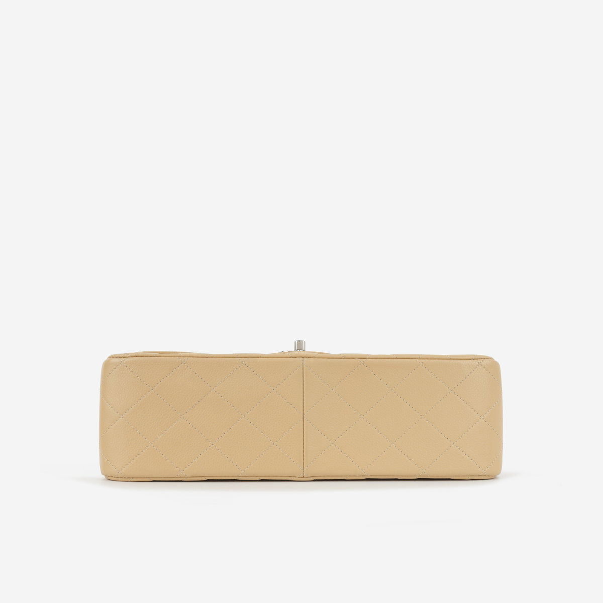 Chanel Classic Jumbo Double Flap - Beige Caviar | Silver Hardware
