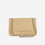 Chanel Classic Jumbo Double Flap - Beige Caviar | Silver Hardware